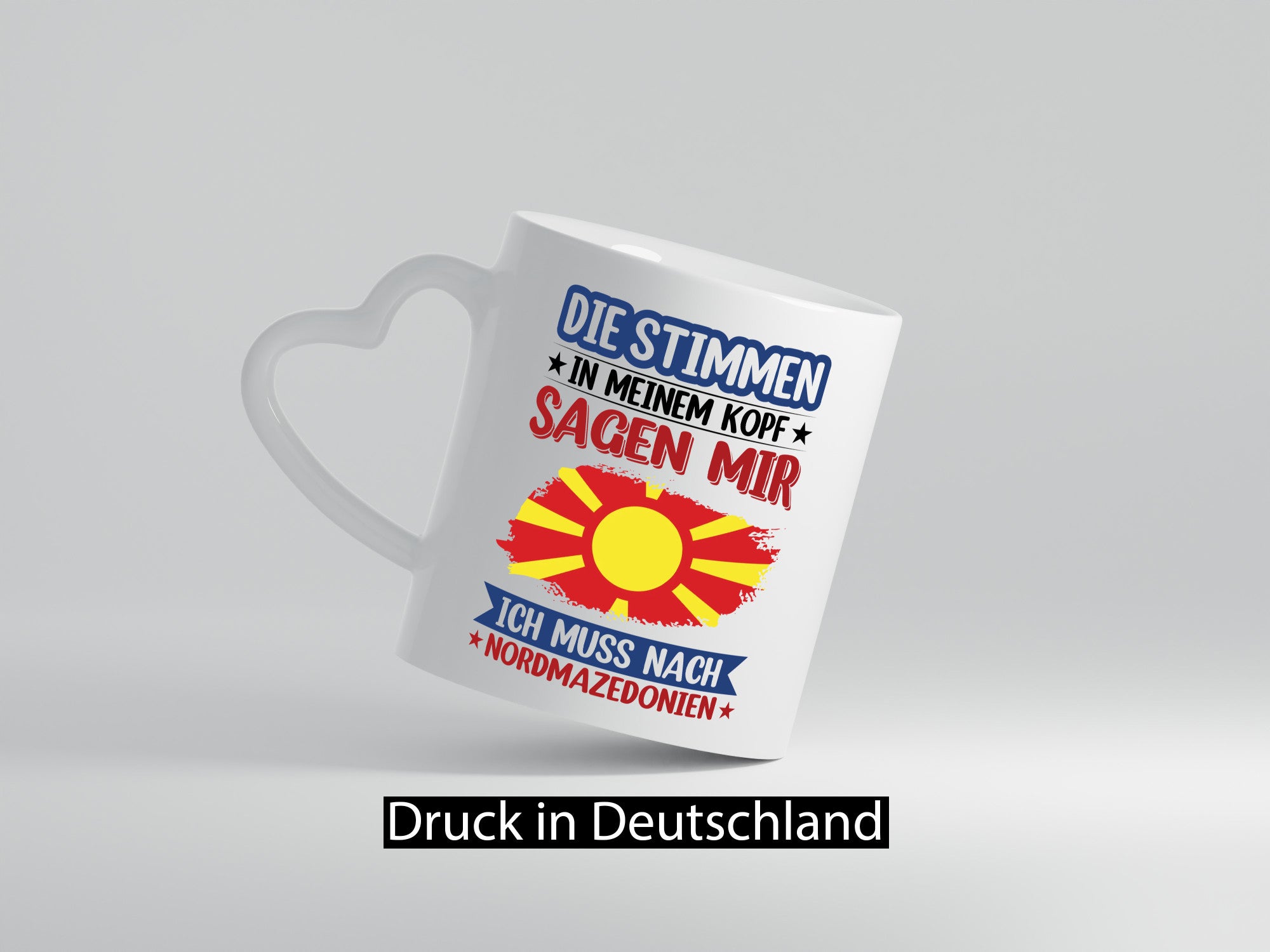 Nordmazedonien | Urlaub Stimmen in meinem Kopf Geschenk Humor Geschenkidee