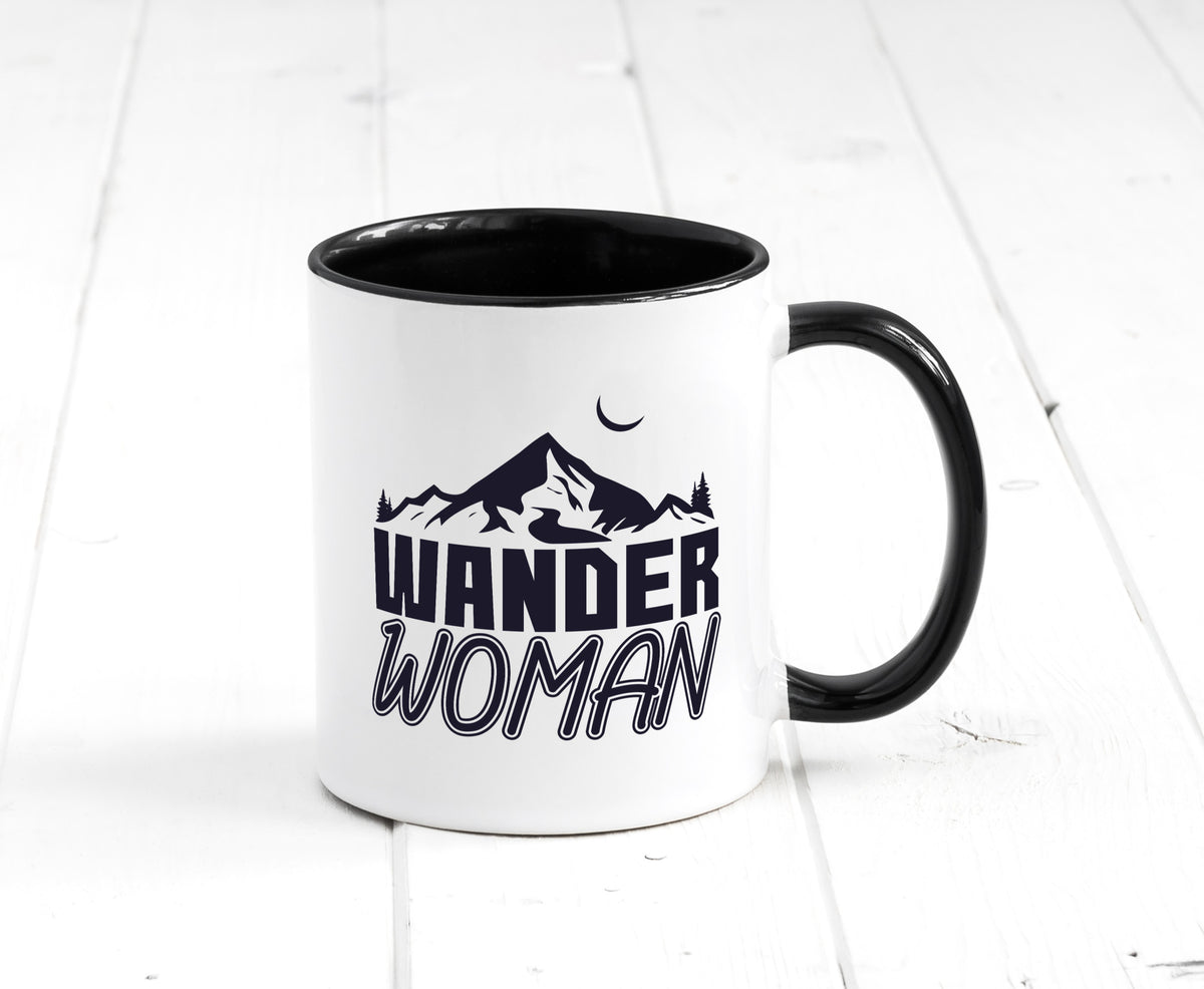Wander Woman | Frauen Tasse Wanderer Bergsteigen lustig Familie Geschenkidee
