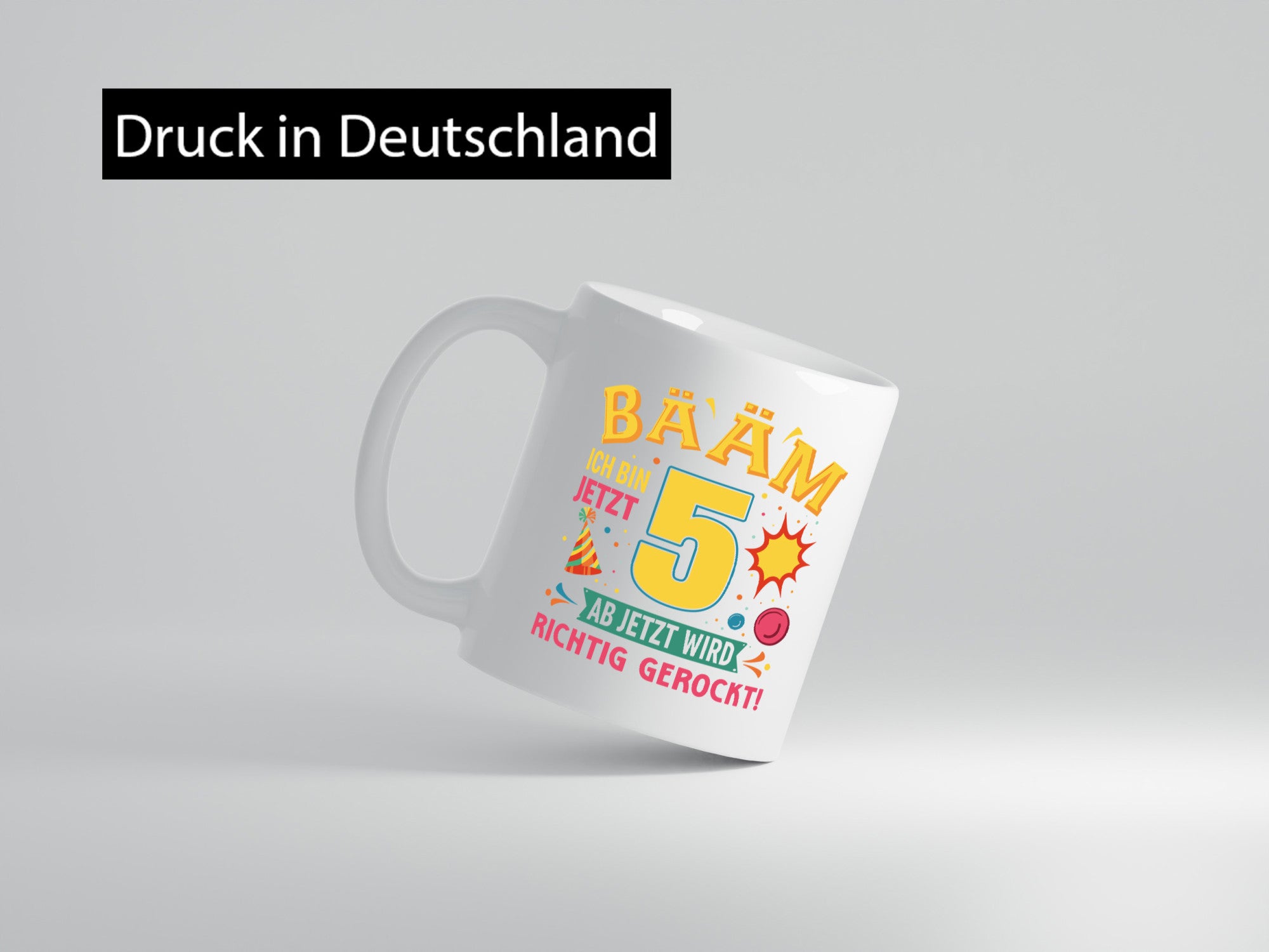 5. Geburtstag | 5 Jahre ab jetzt wird richtig gerockt Geschenk Geschenkidee