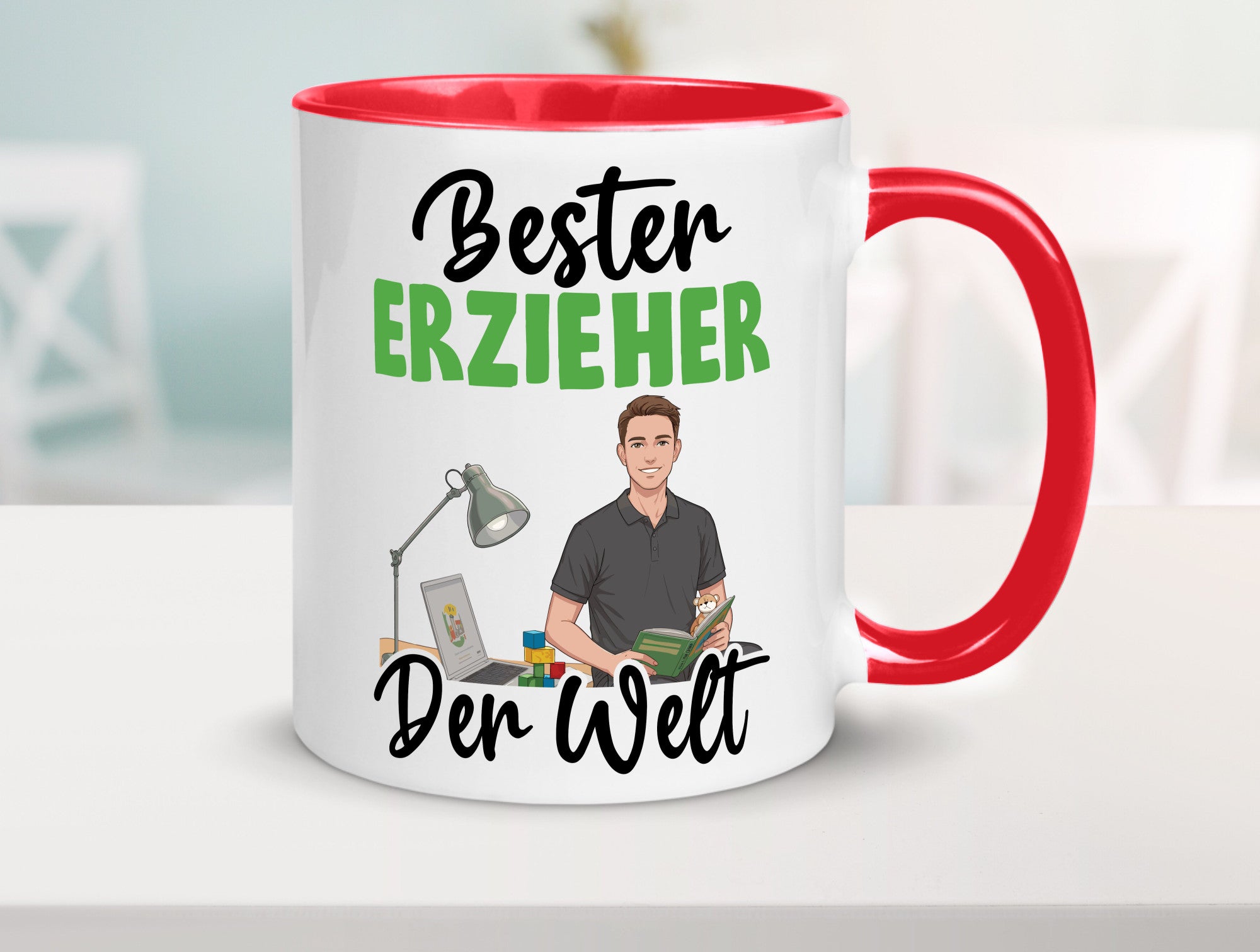 Bester Erzieher | Pädagoge Schule v2 Geschenk Humor Geschenkidee lustiger