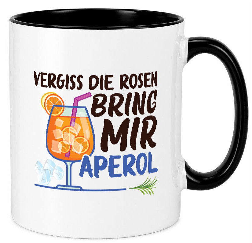 Bring mir Aperol | Rosen Paar Party Geschenkidee Humor Tasse