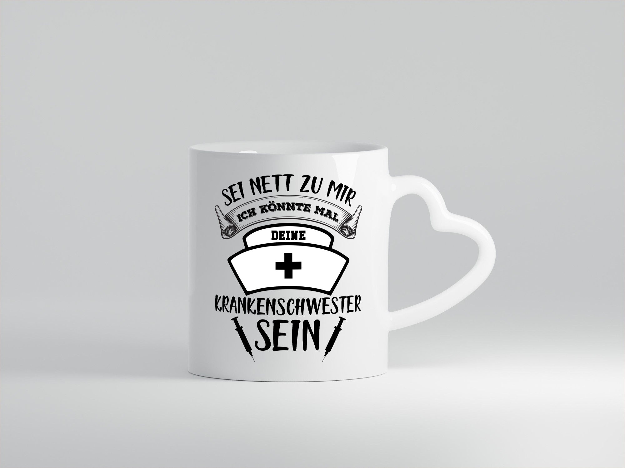 Sei nett zu mir | Krankenschwester Krankenhaus lustiger Spruch Geschenk Humor