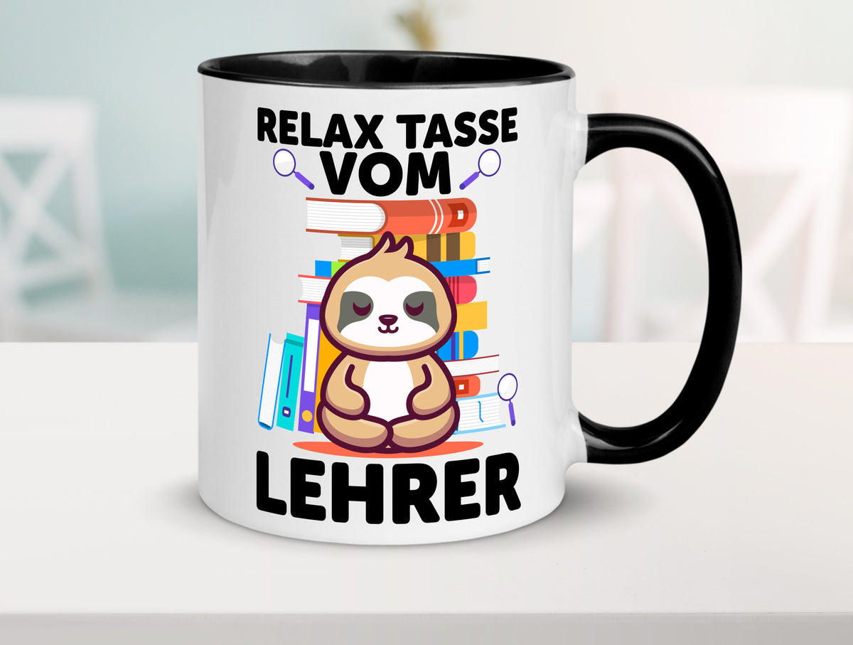 Relax Tasse: Lehrer | Schule Beruf Schüler lustiger Spruch Geschenk Arbeit