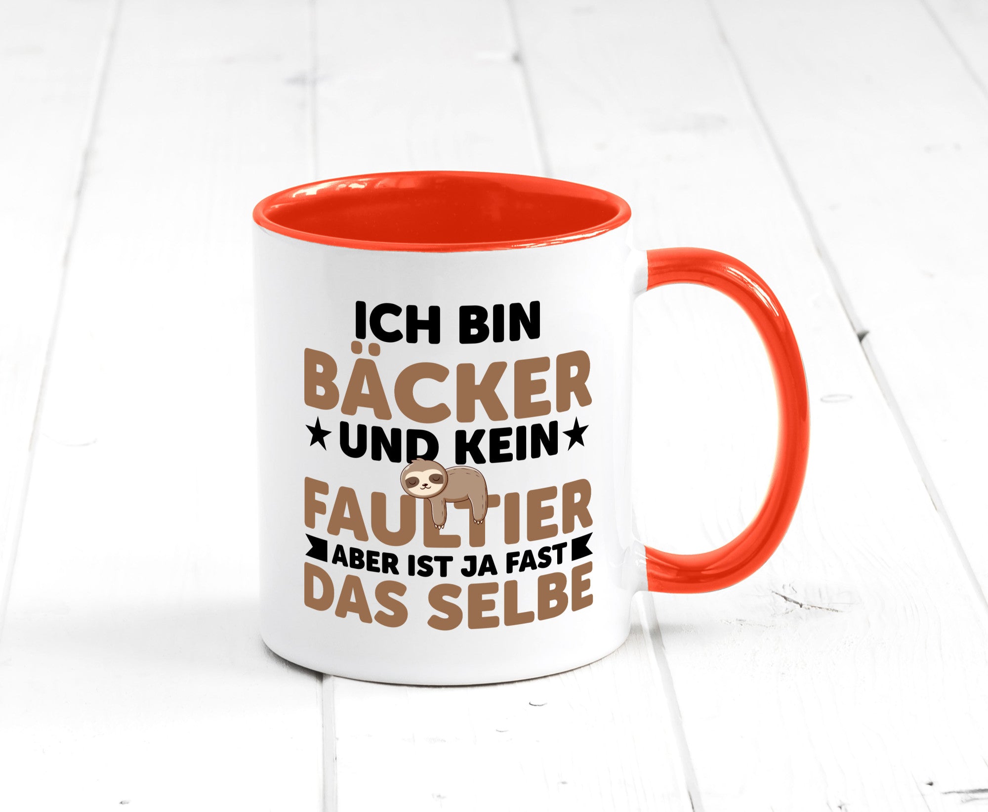Ich bin kein Faultier: Bäcker | Bäckerei Backen Konditor Humor Tierliebhaber