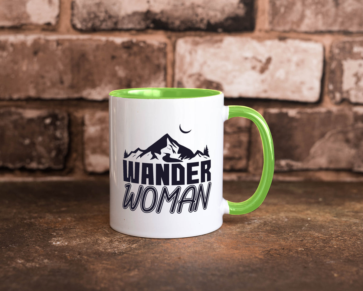 Wander Woman | Frauen Tasse Wanderer Bergsteigen lustig Familie Geschenkidee