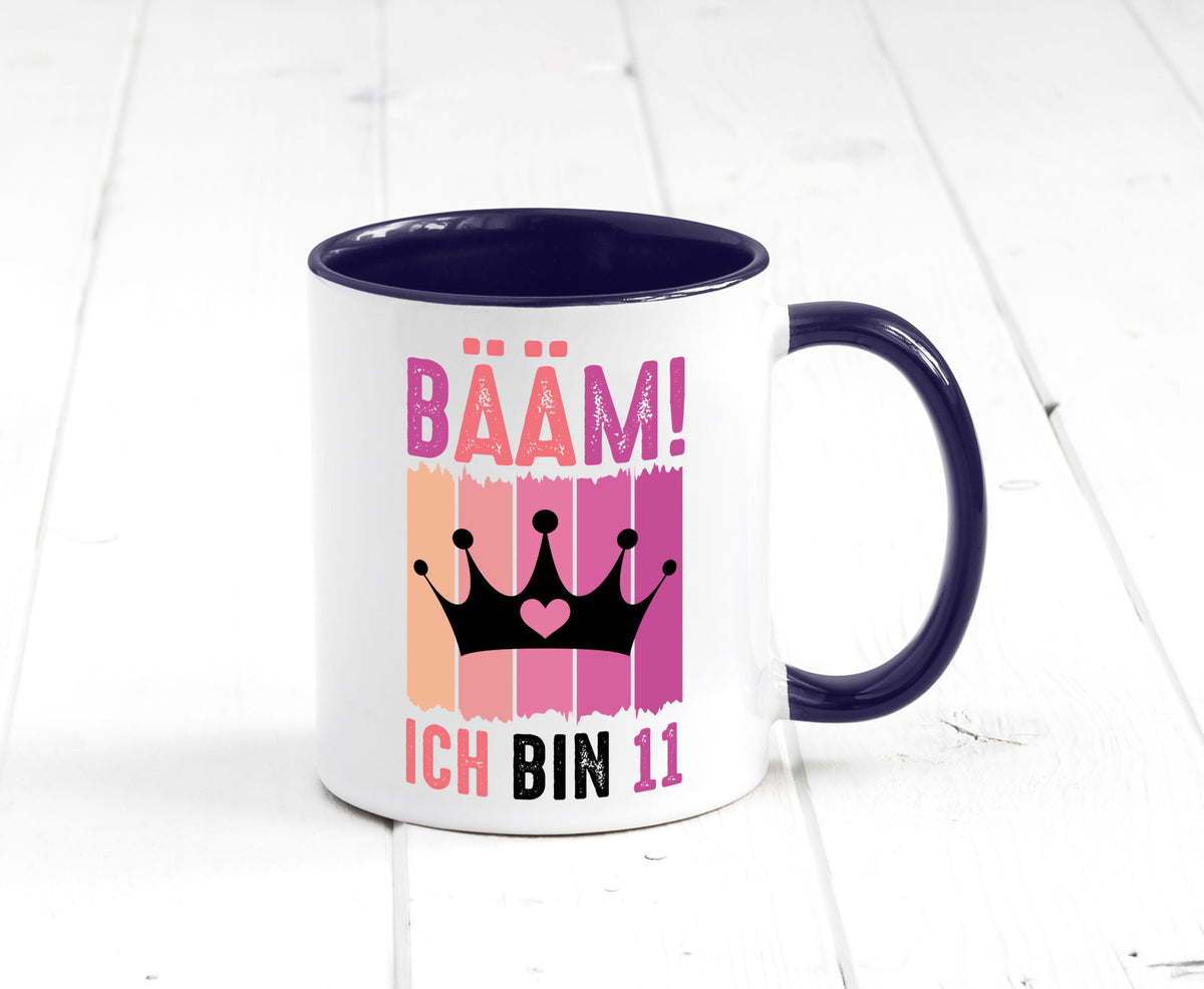 11. Geburtstag | 11 Jahre Bääm ich bin Krone Humor Geschenkidee Tasse
