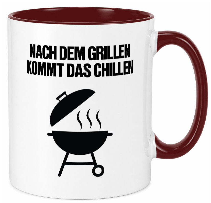 Nach dem Grillen kommt das Chillen | Grillmeister Party Geschenk Humor