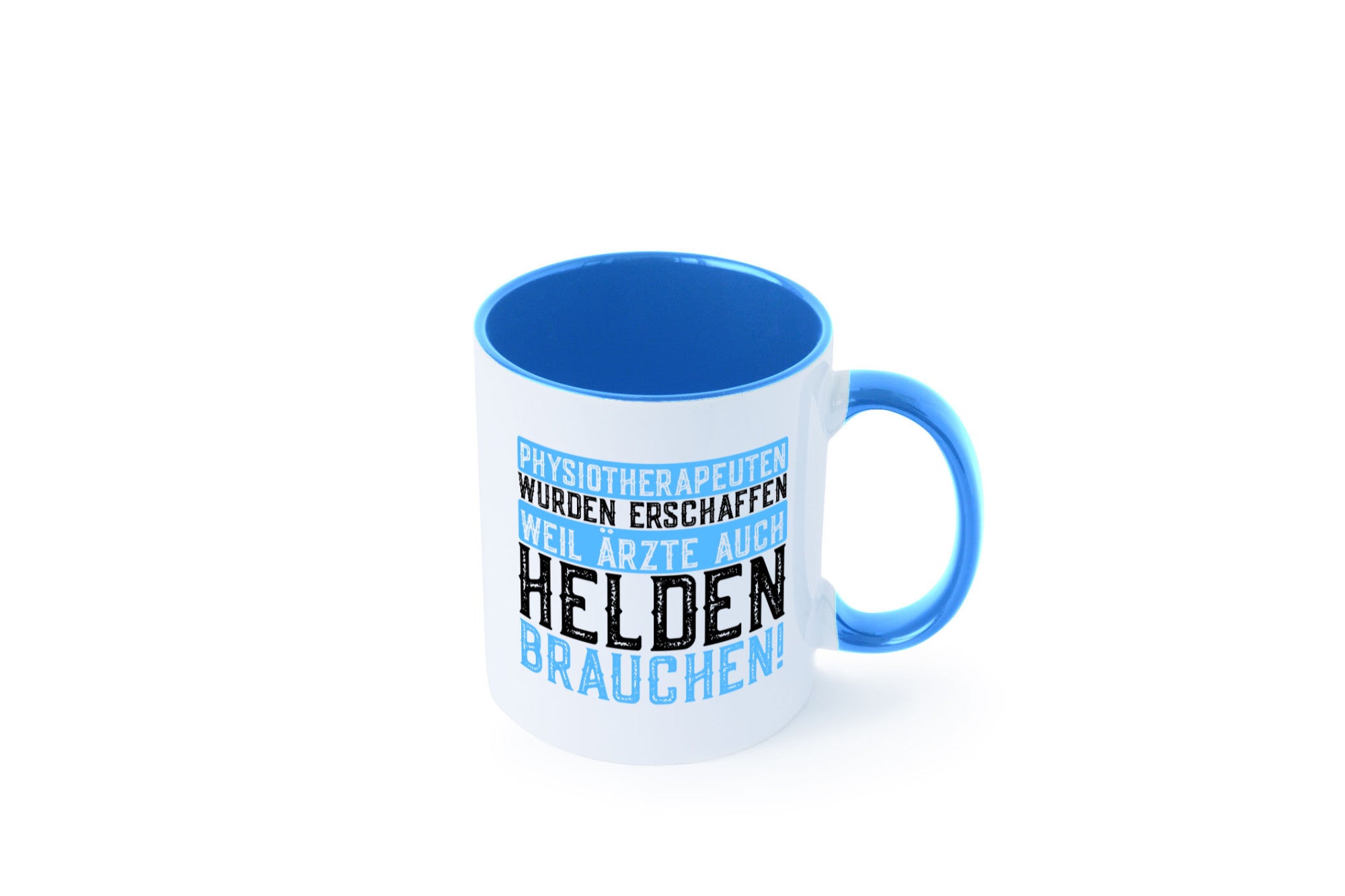 Physiotherapeut | Helden Therapeutin lustiger Spruch Humor Geschenkidee Tasse