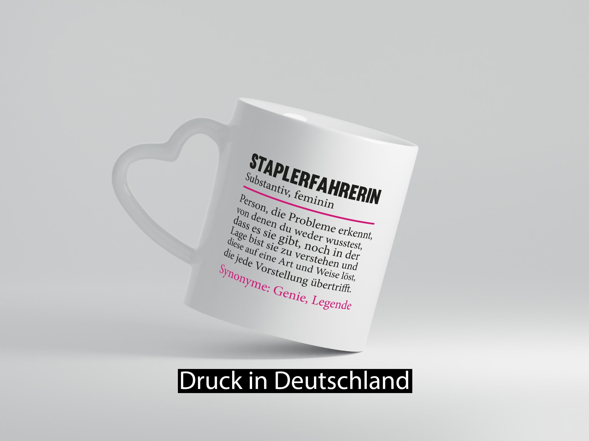 Staplerfahrerin | Gabelstapler Spruch Beruf Humor lustig Arbeit Kollegen Büro