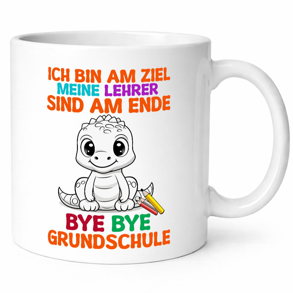 Ich bin am Ziel | Lehrer ende bye Grundschuie lustiger Spruch Geschenk Humor