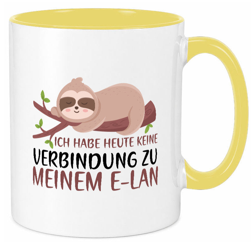 Verbindung zum Elan | WLAN Faultier Faulpelz Laufband Humor Tierliebhaber