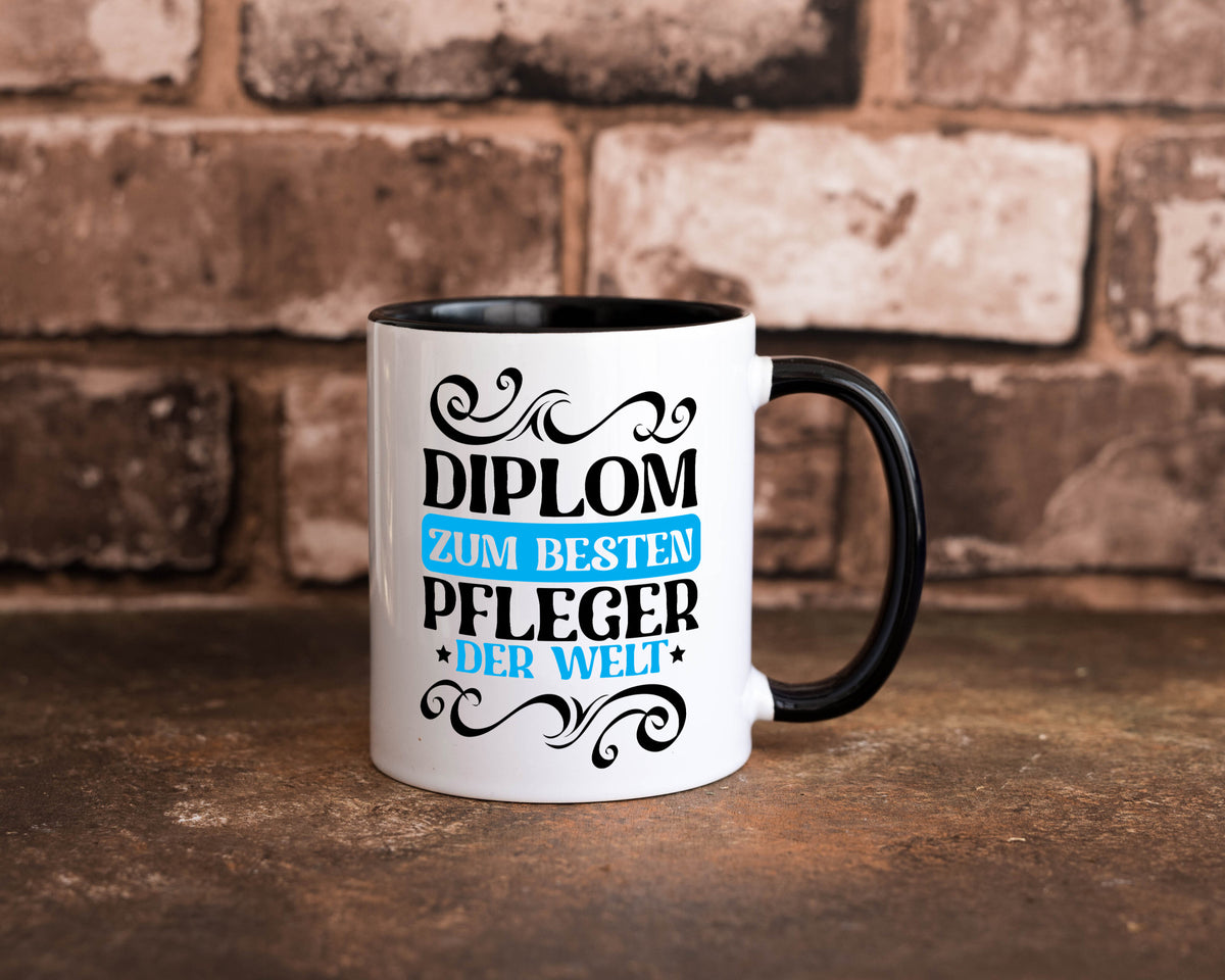 Bester Pfleger der Welt | Altenpfleger Pflegekraft lustig Humor Geschenkidee Tasse