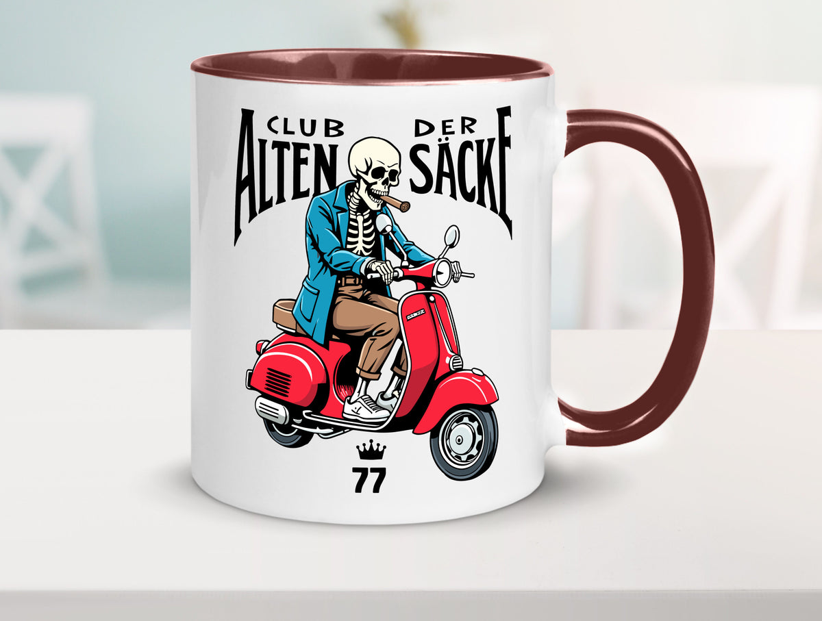 77. Geburtstag | 77 Jahre Club der alten Säcke v2 lustiger Spruch Geschenk Tasse
