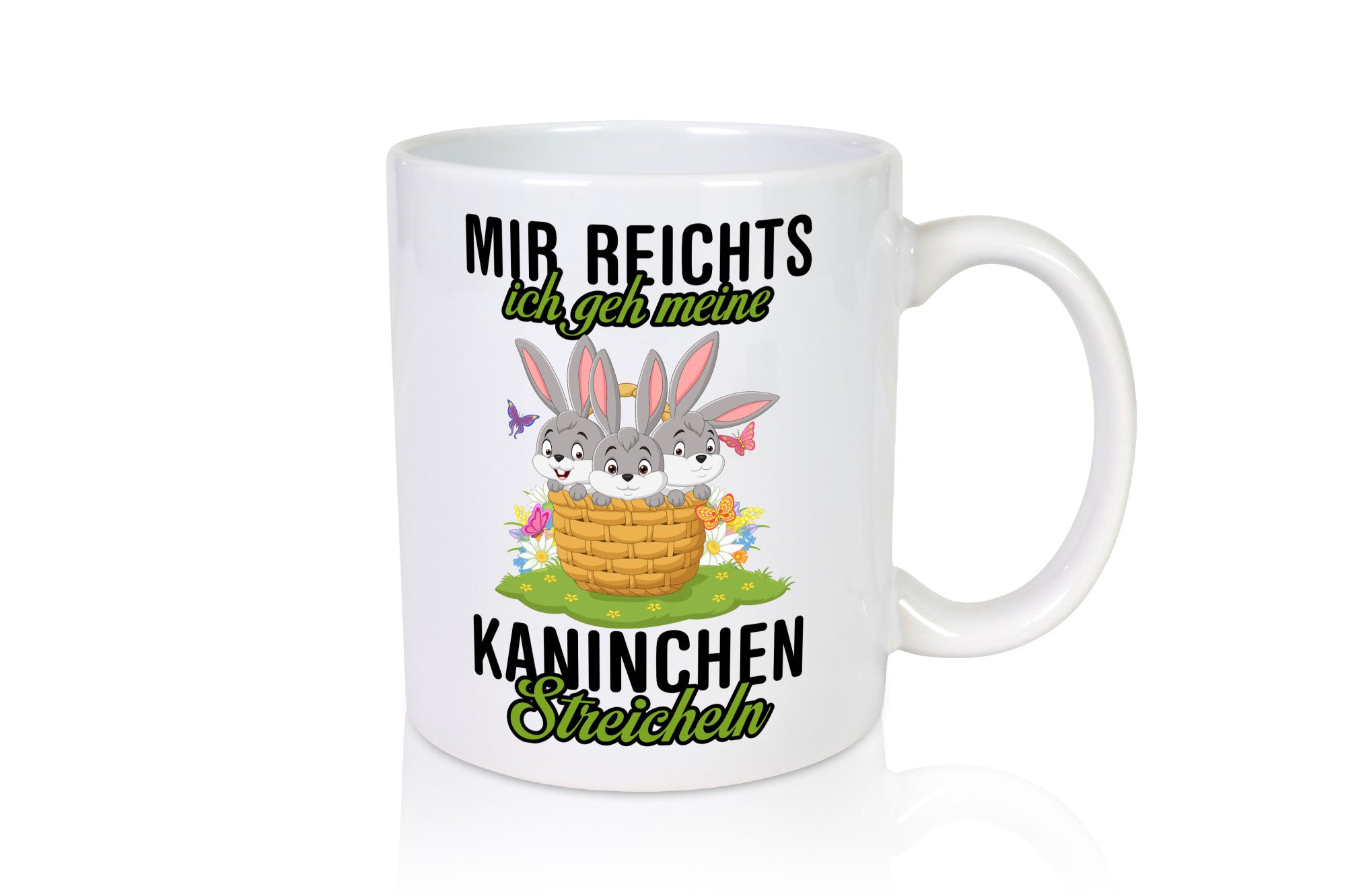 Ich geh meine Kaninchen streicheln | Hasen Geschenkidee Humor Tasse