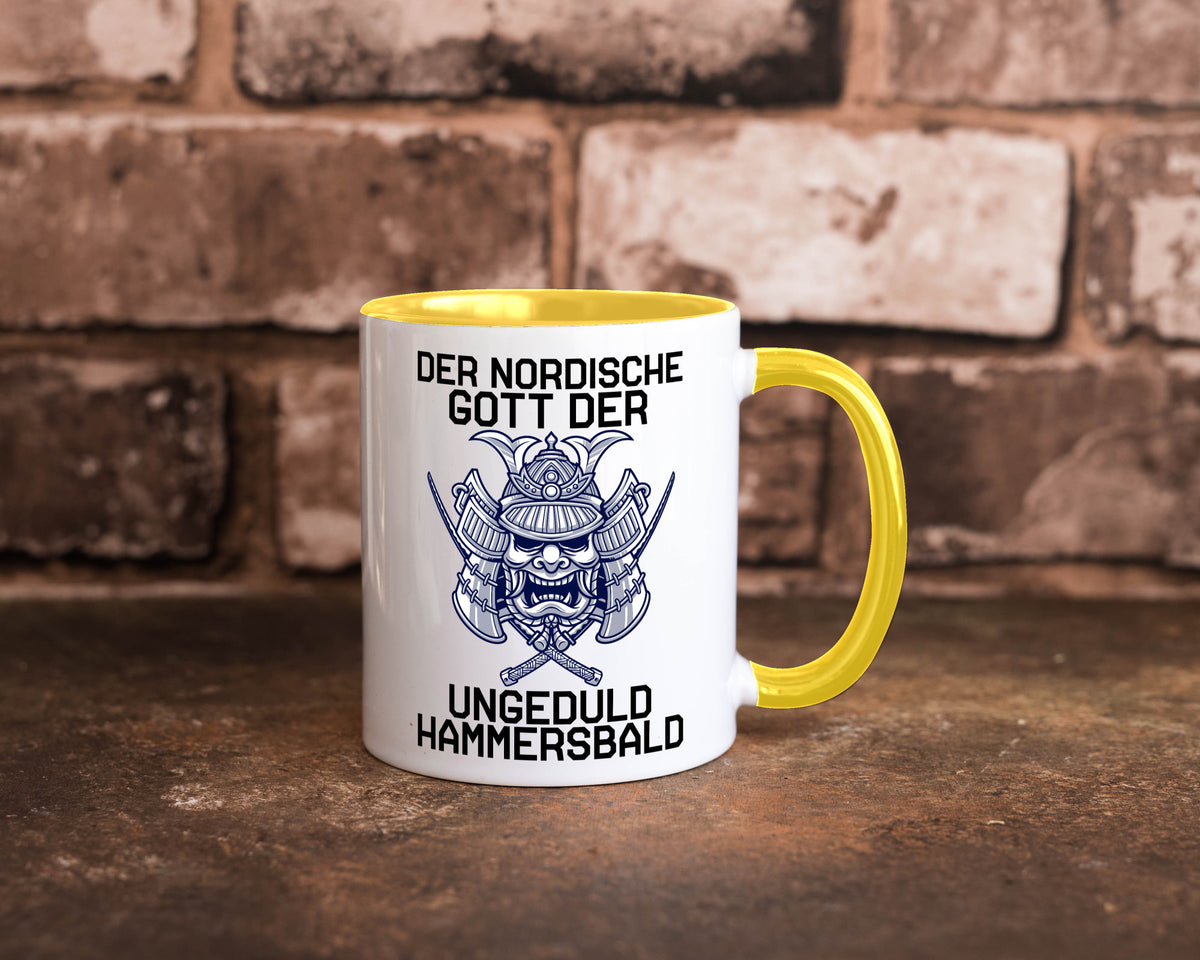 Nordischer Gott der Ungeduld | Mythologie Wikinger lustig Humor Geschenkidee Tasse
