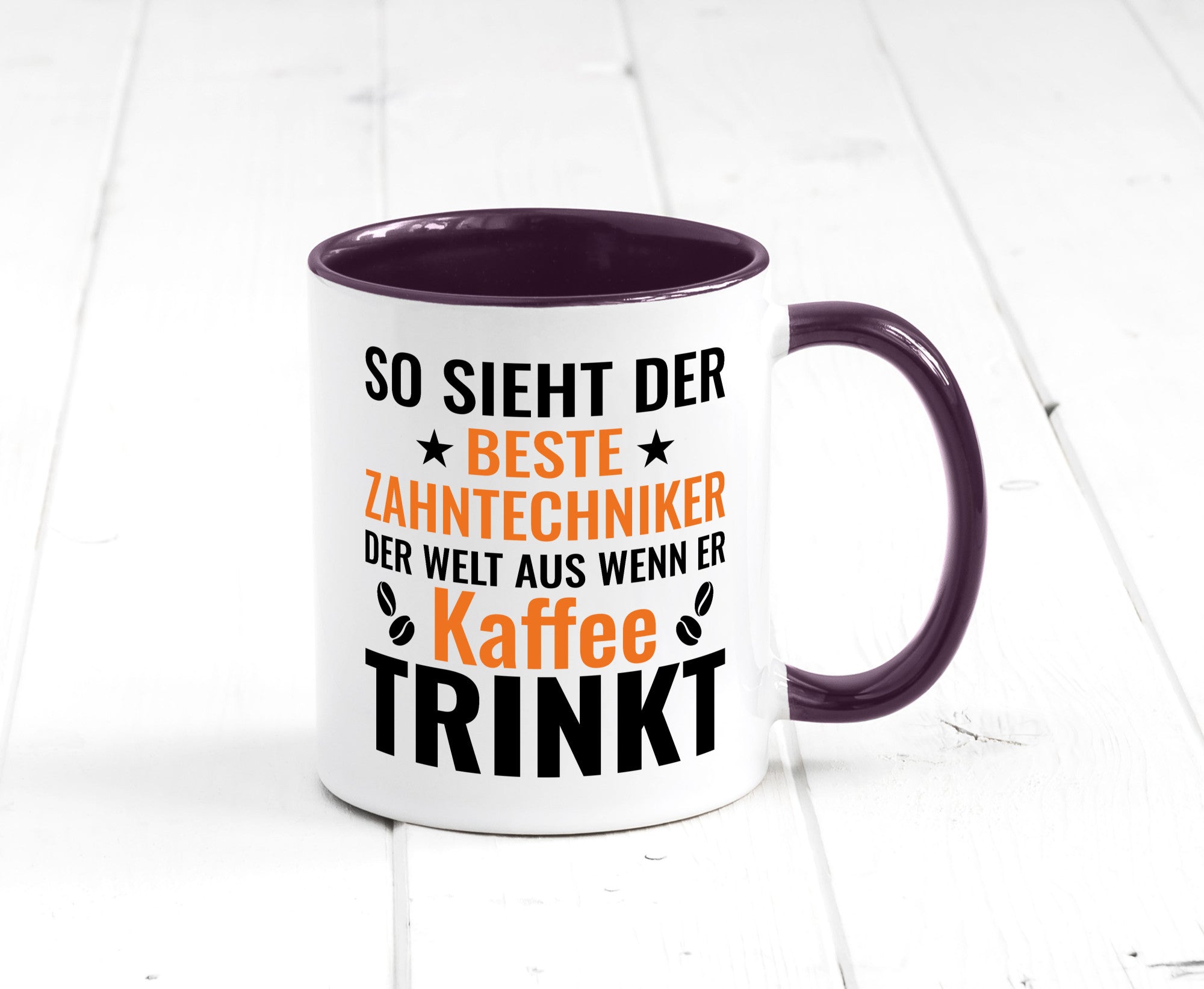Kaffee trinkt: Zahntechniker | Zahnmedizin Geschenk Humor Geschenkidee lustiger