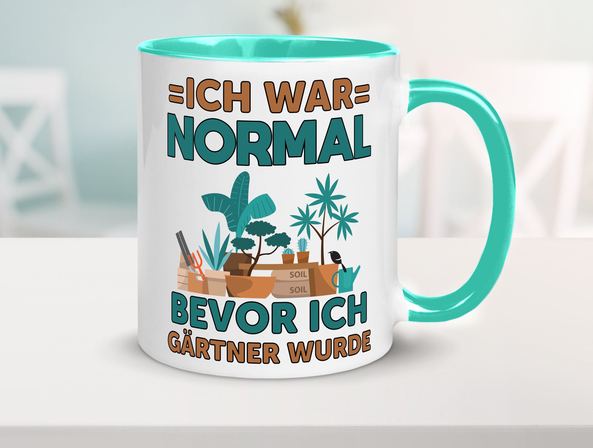 Ich war normal bevor Gärtner wurde | Garten lustiger Spruch Geschenk Humor