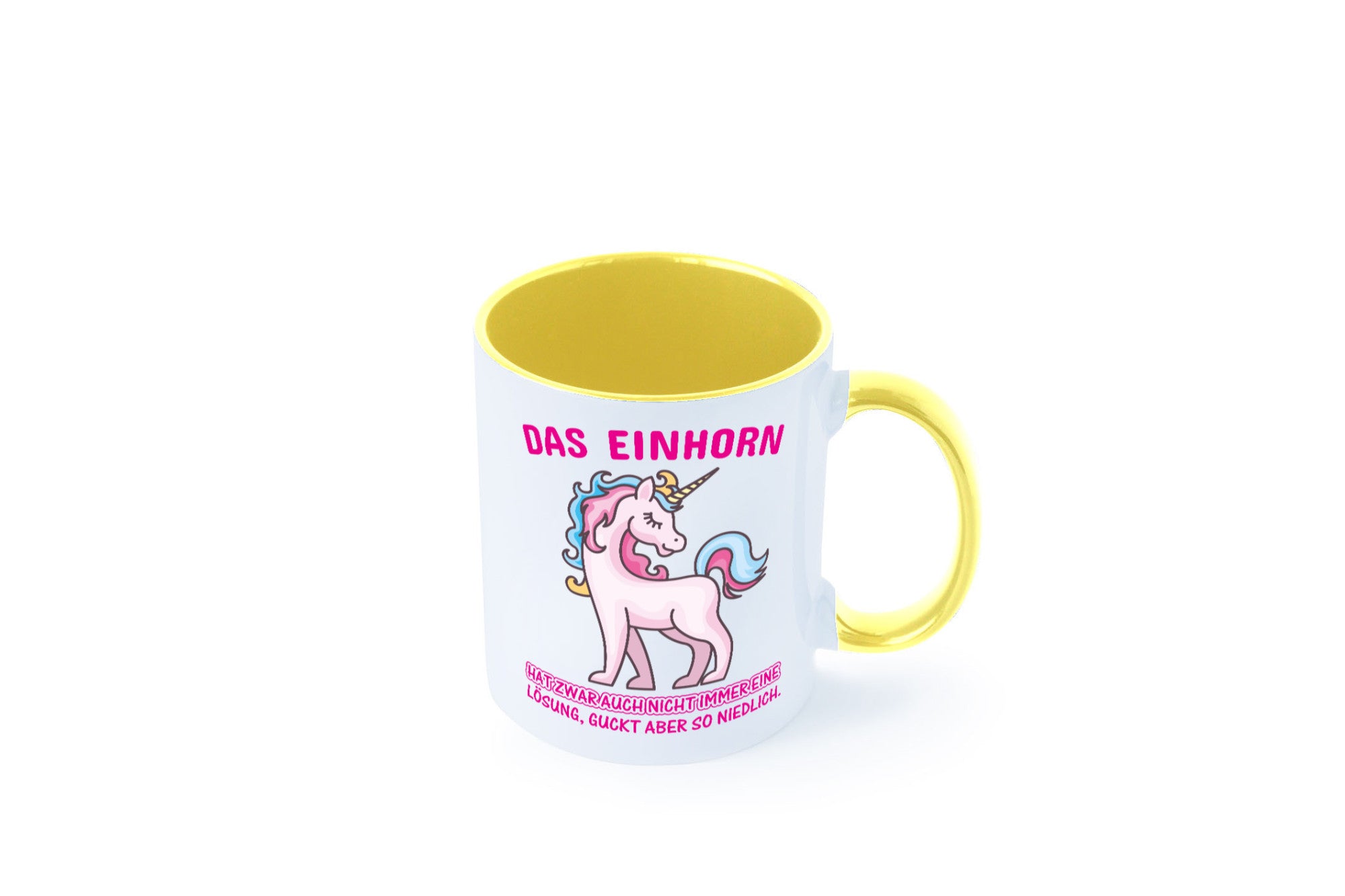 Niedliches Einhorn | lustige Tasse Frauen Mädchen lustiger Spruch Geschenk
