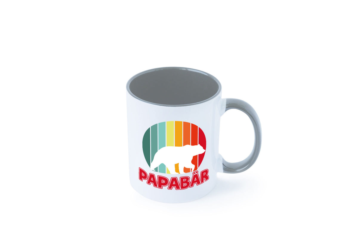 Papabär | Papa Tasse Vater Vatertag Bär lustiger Spruch Geschenk Familie