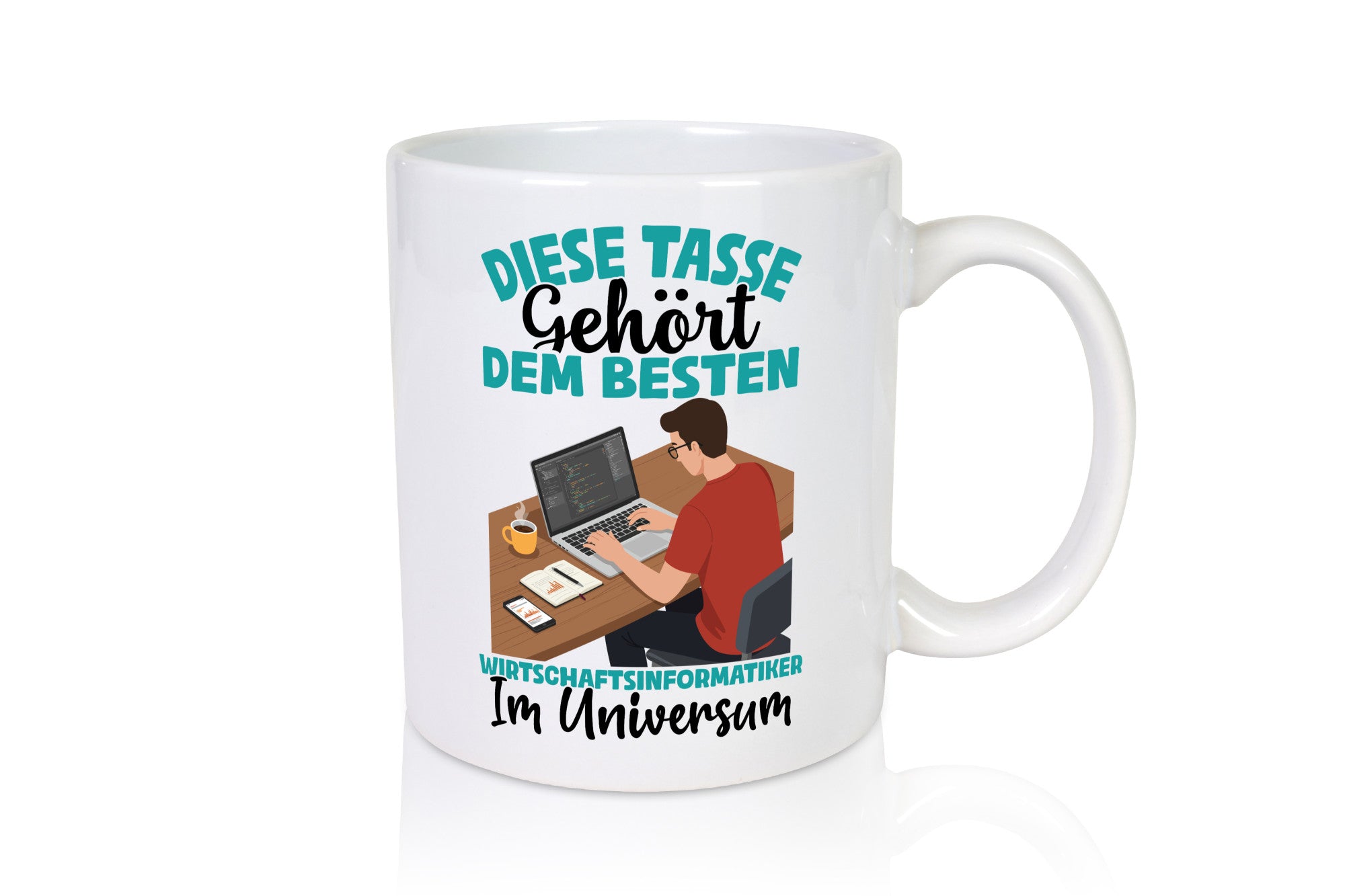Im Universum: Wirtschaftsinformatiker | Informatik Humor Geschenkidee Tasse
