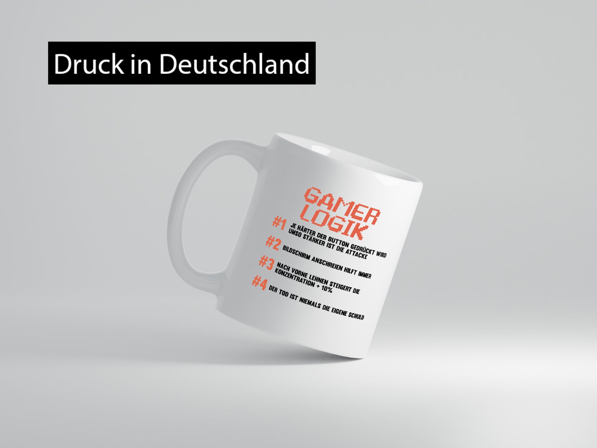 Gamer logik | Zocker Spielregeln Freunde lustiger Spruch Geschenk Humor
