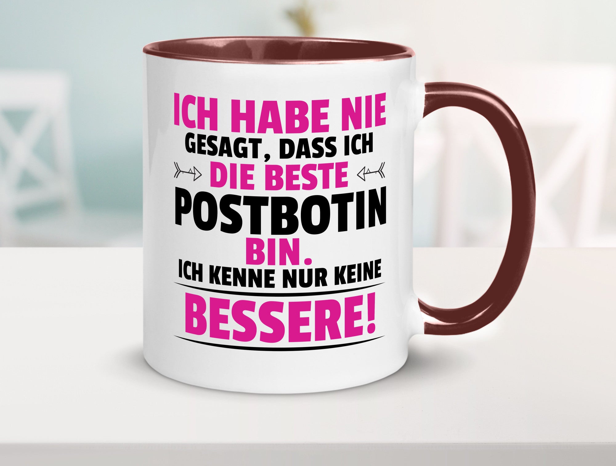 Die Beste Postbotin | Beruf Post Briefträger Geschenk Arbeit Kollegen Büro