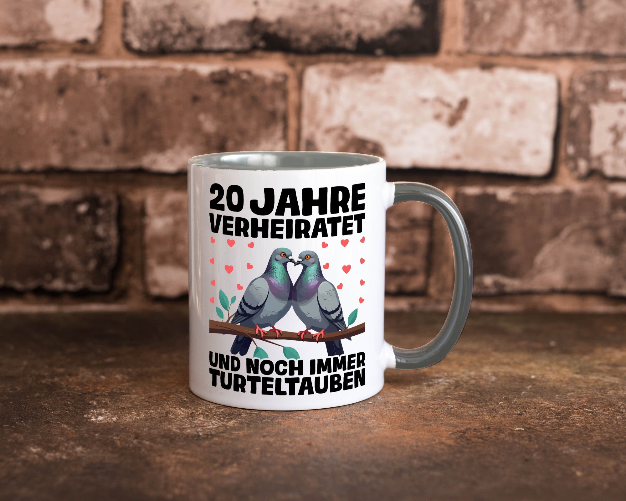20 Jahre verheiratet | Turteltauben Ehe Ehepaar lustig Humor Geschenkidee