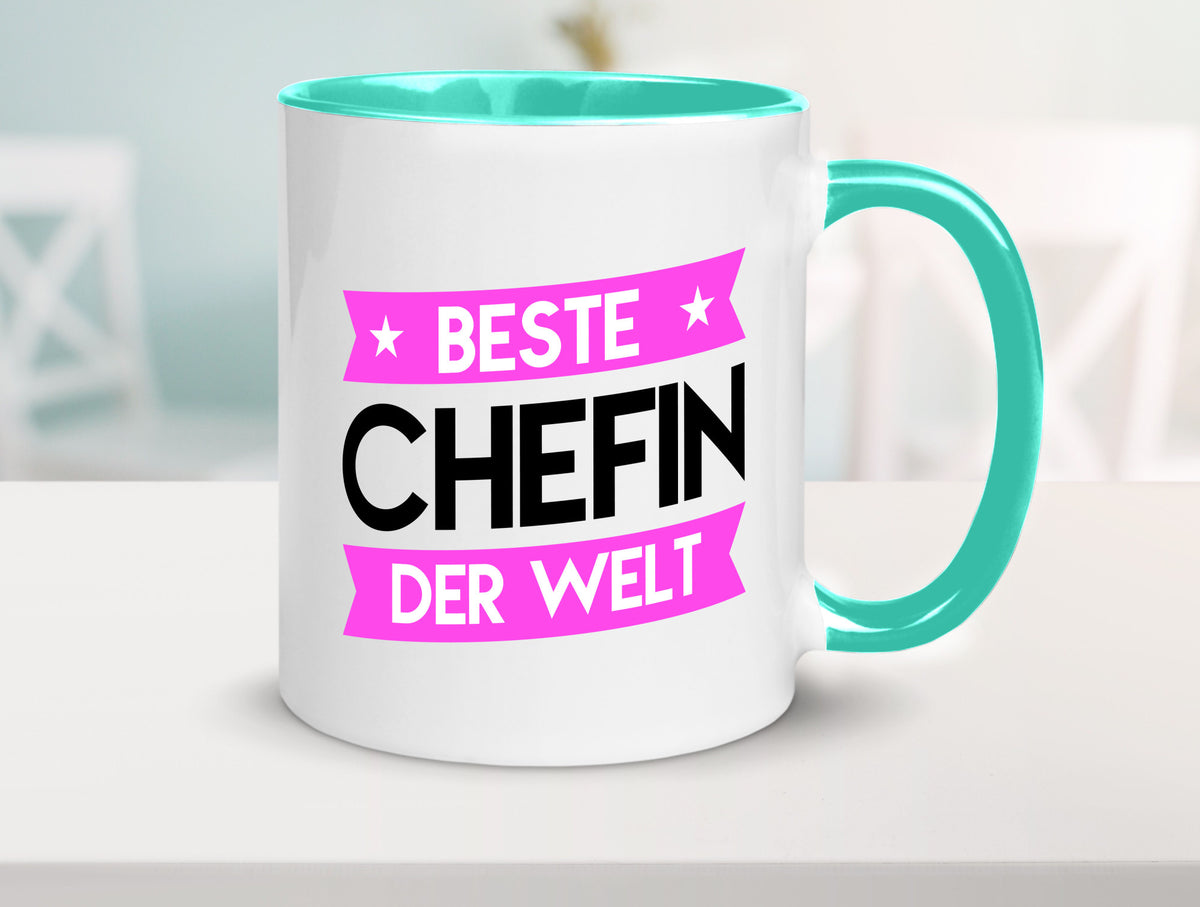 Beste Chefin | Führungskraft Vorgesetzte Humor Arbeit Kollegen Büro Tasse