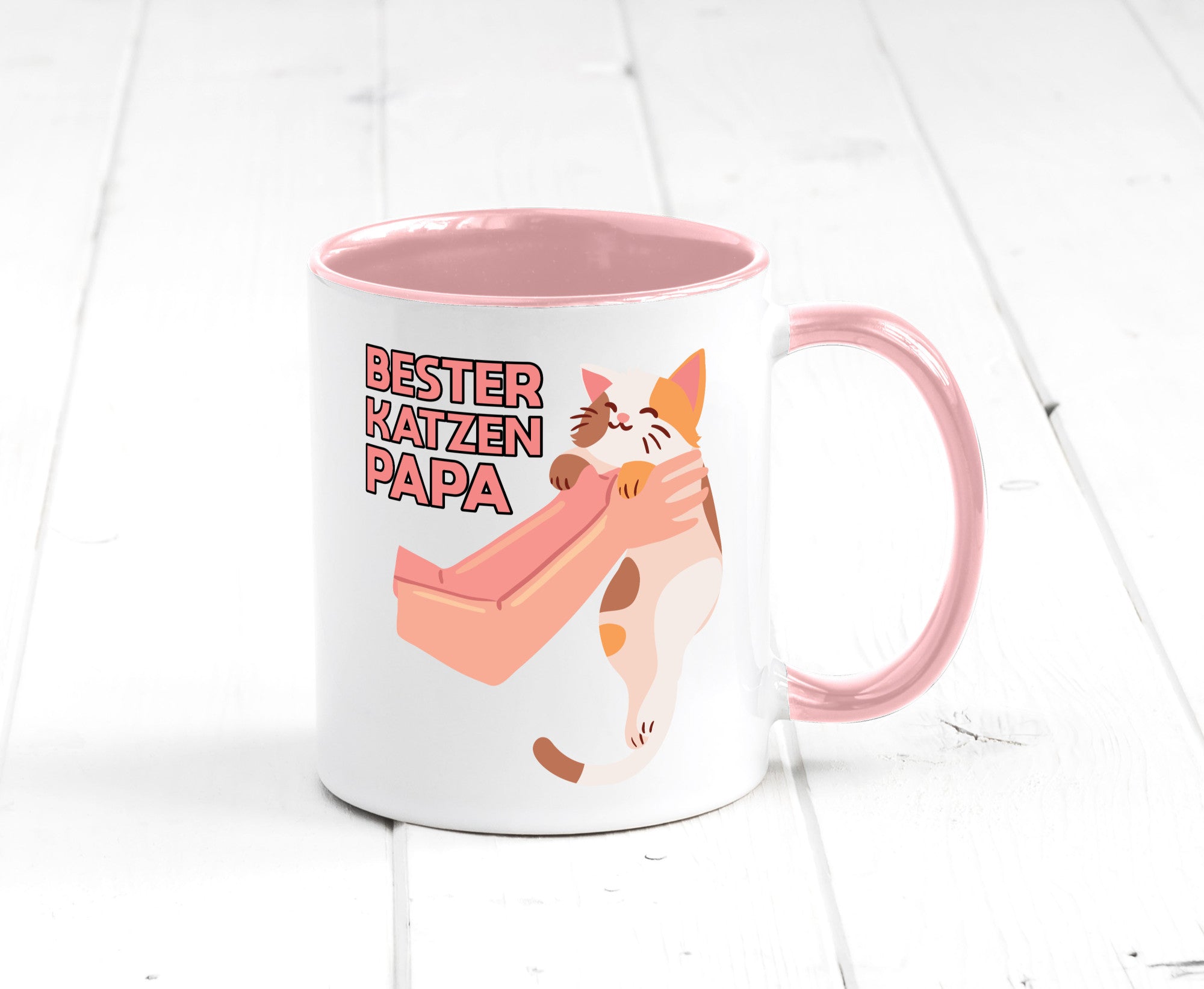 Bester Katzenpapa | Katze Gabel Geschenk Tierliebhaber Humor lustiger Spruch