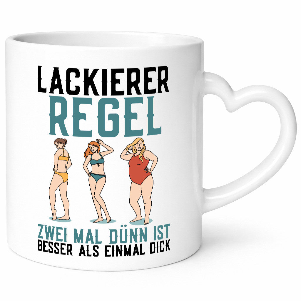 Lackierer Regel | Autolackierer Dünn oder Dick auftragen Geschenkidee Humor