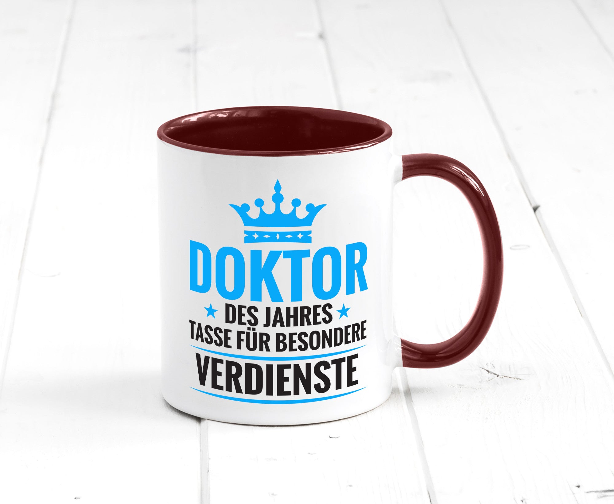 Besonderer Verdienst: Doktor | Doktorand Doktortitel Humor Geschenkidee Tasse