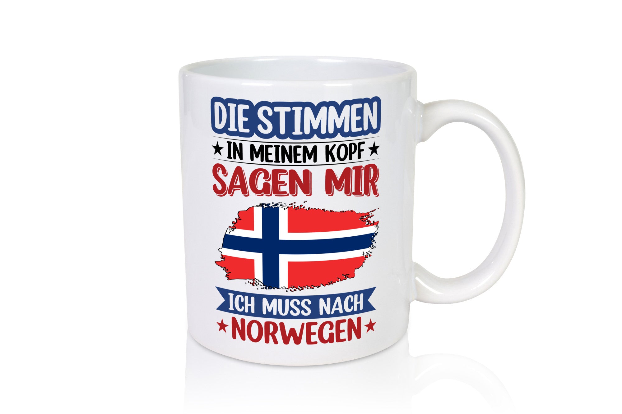 Norwegen | Urlaub Stimmen in meinem Kopf Traumland v2 lustig Humor Geschenkidee