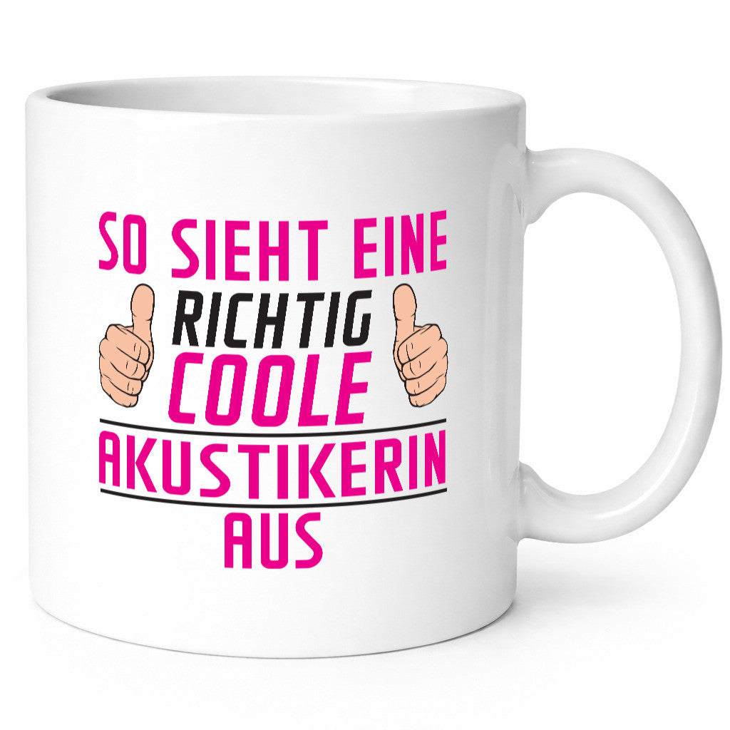 Richtig Coole Akustikerin | Akustik Hörgeräteakustik Geschenk Humor