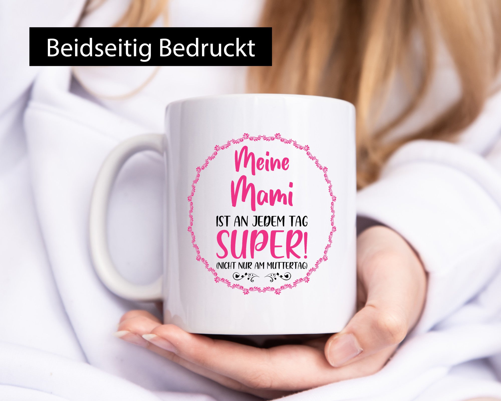Beste Mama jeden tag nicht nur an Muttertag lustig Familie Geschenkidee