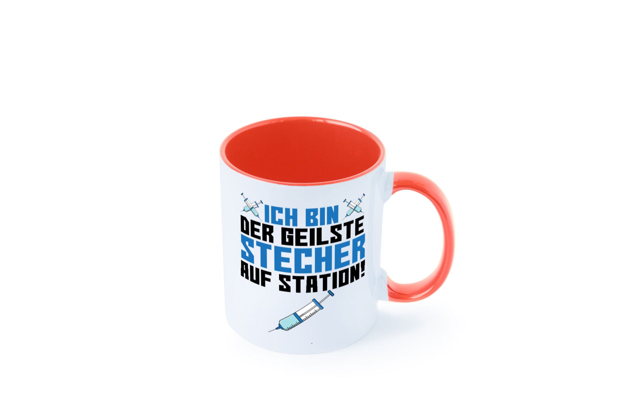 Ich bin der geilste Stecher | Pfleger Arzt Spritze lustig Humor Geschenkidee