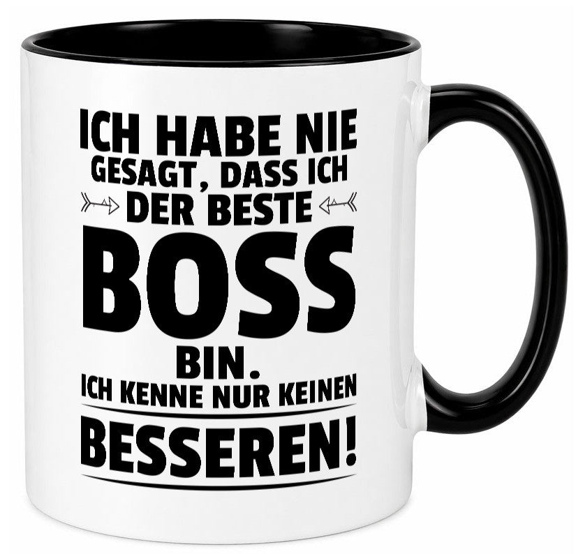 Der Beste Boss | Führungskraft Vorgesetzter lustiger Spruch Geschenk Humor Tasse