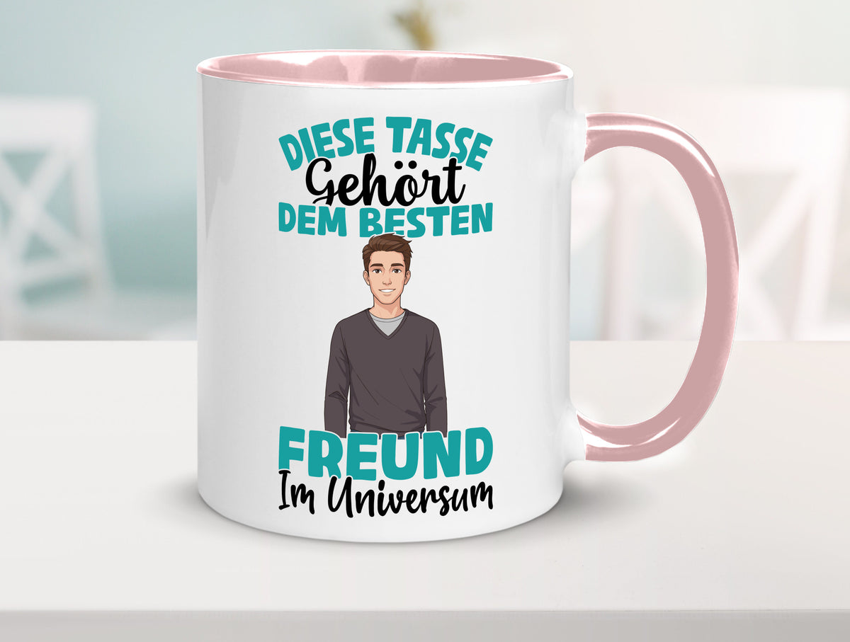 Im Universum: Freund | Beziehung Partner Liebe Geschenk Humor Geschenkidee Tasse