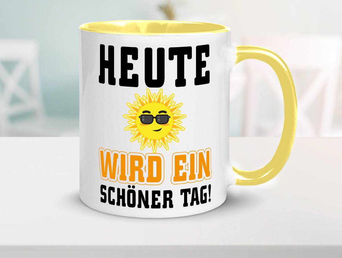 Schöner Tag Geschenk Humor Geschenkidee lustiger Spruch Tasse