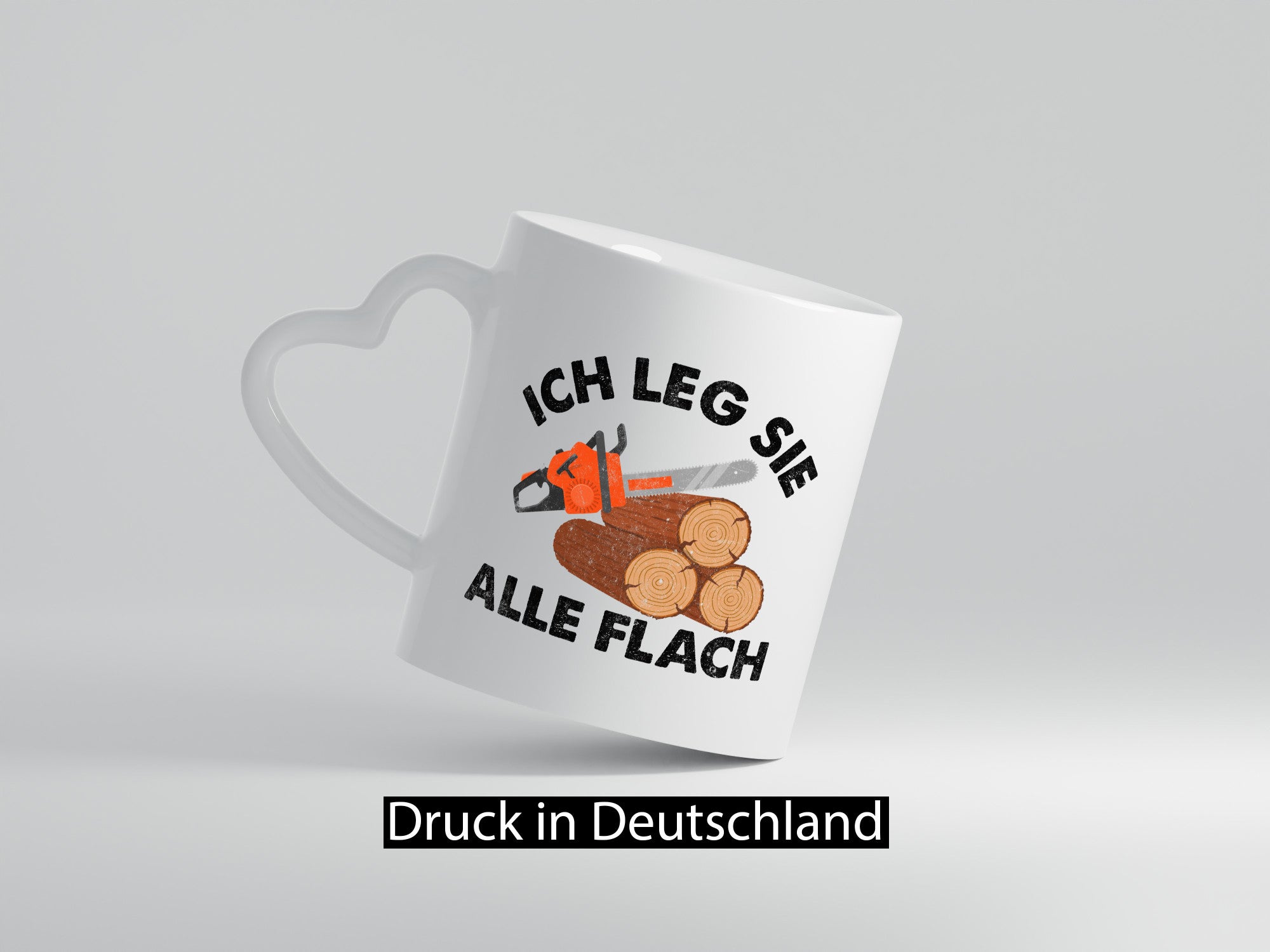 ich leg sie alle flach | Waldarbeiter holzfäller v2 Geschenkidee Arbeit