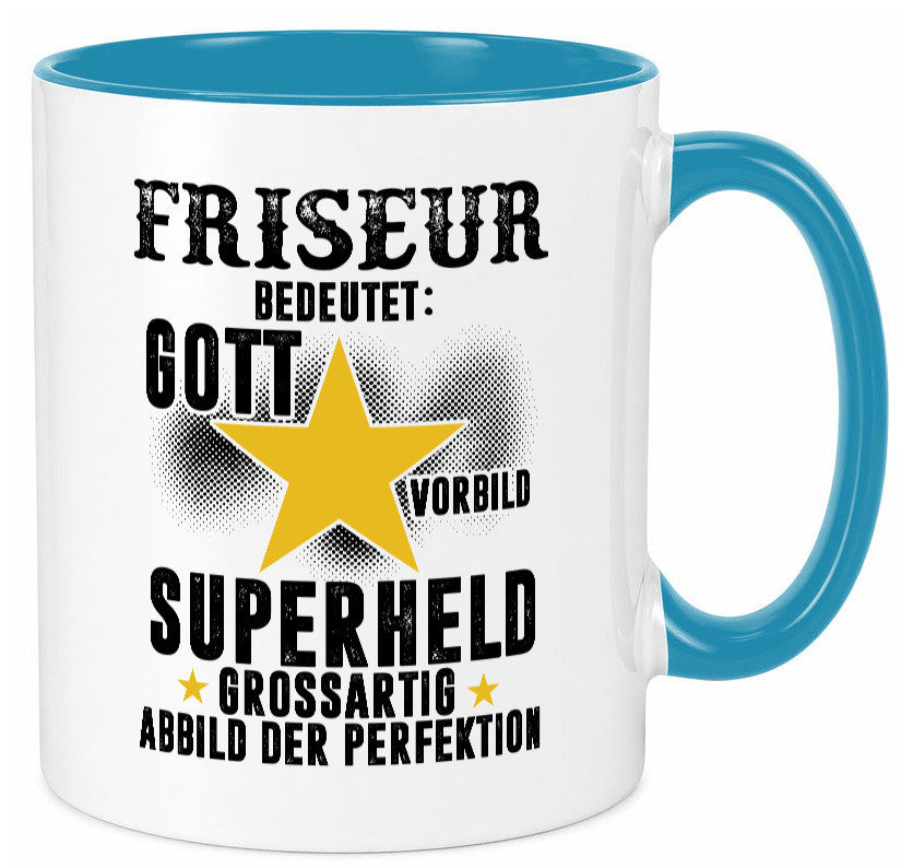 Bedeutung von Friseur | Frisör lustiger Spruch Geschenk Humor Geschenkidee Tasse