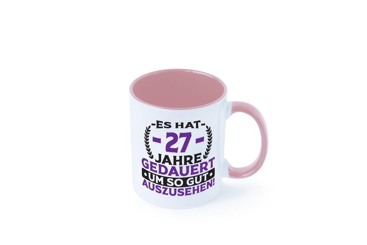 27 Jahre gedauert um so gut auszusehen | 27. Geburtstag v2 Geschenkidee Humor Tasse
