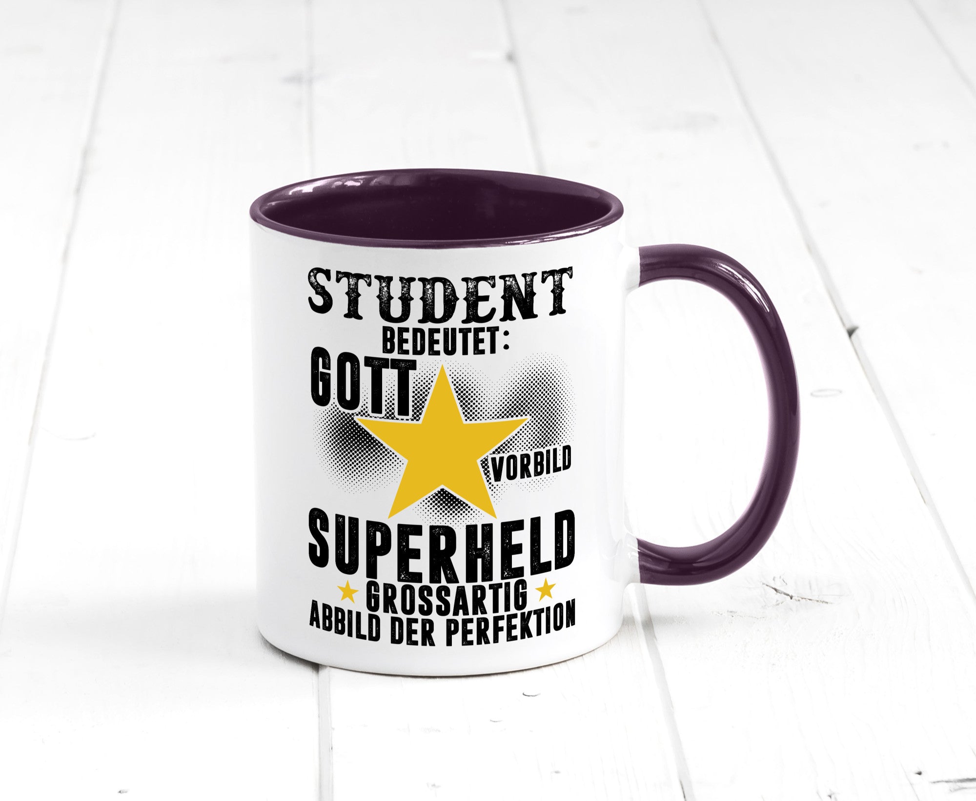 Bedeutung von Student | Universität Uni Studium Geschenkidee Humor Tasse