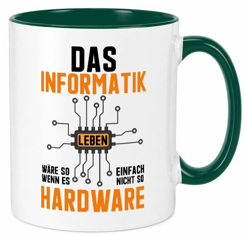 Informatik Leben | Hardware Nerd Software Entwickler Geschenkidee Humor Tasse