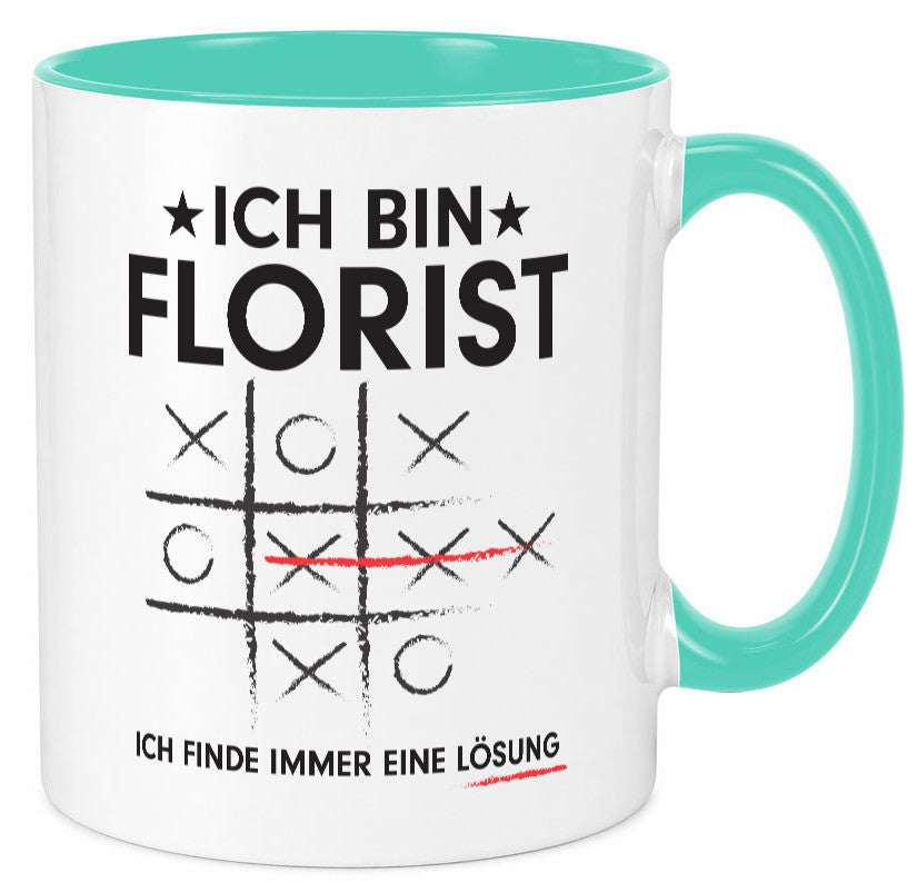 Lösung finden: Florist | Blumen Verkäufer v2 lustig Humor Geschenkidee Geschenk