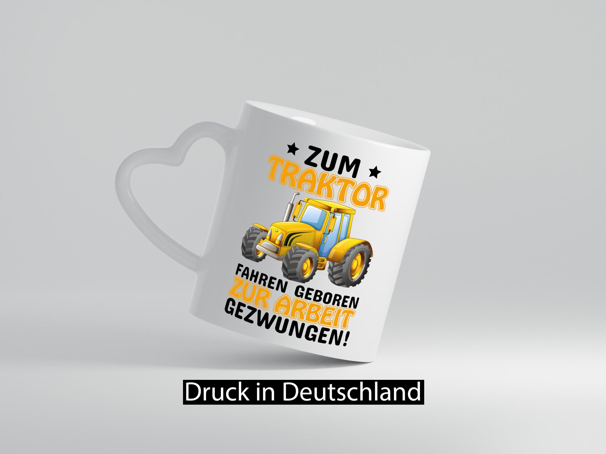 Zum Traktor fahren geboren lustig Humor Geschenkidee Geschenk Tasse