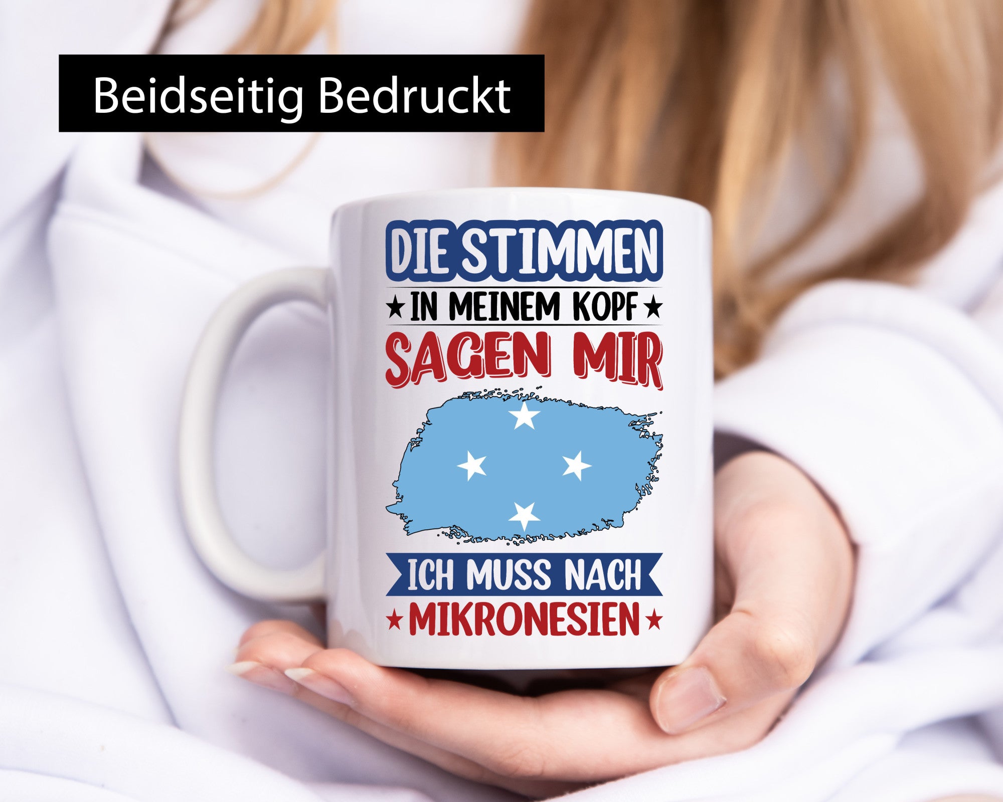 Mikronesien | Urlaub Stimmen in meinem Kopf Traumland Geschenk Humor