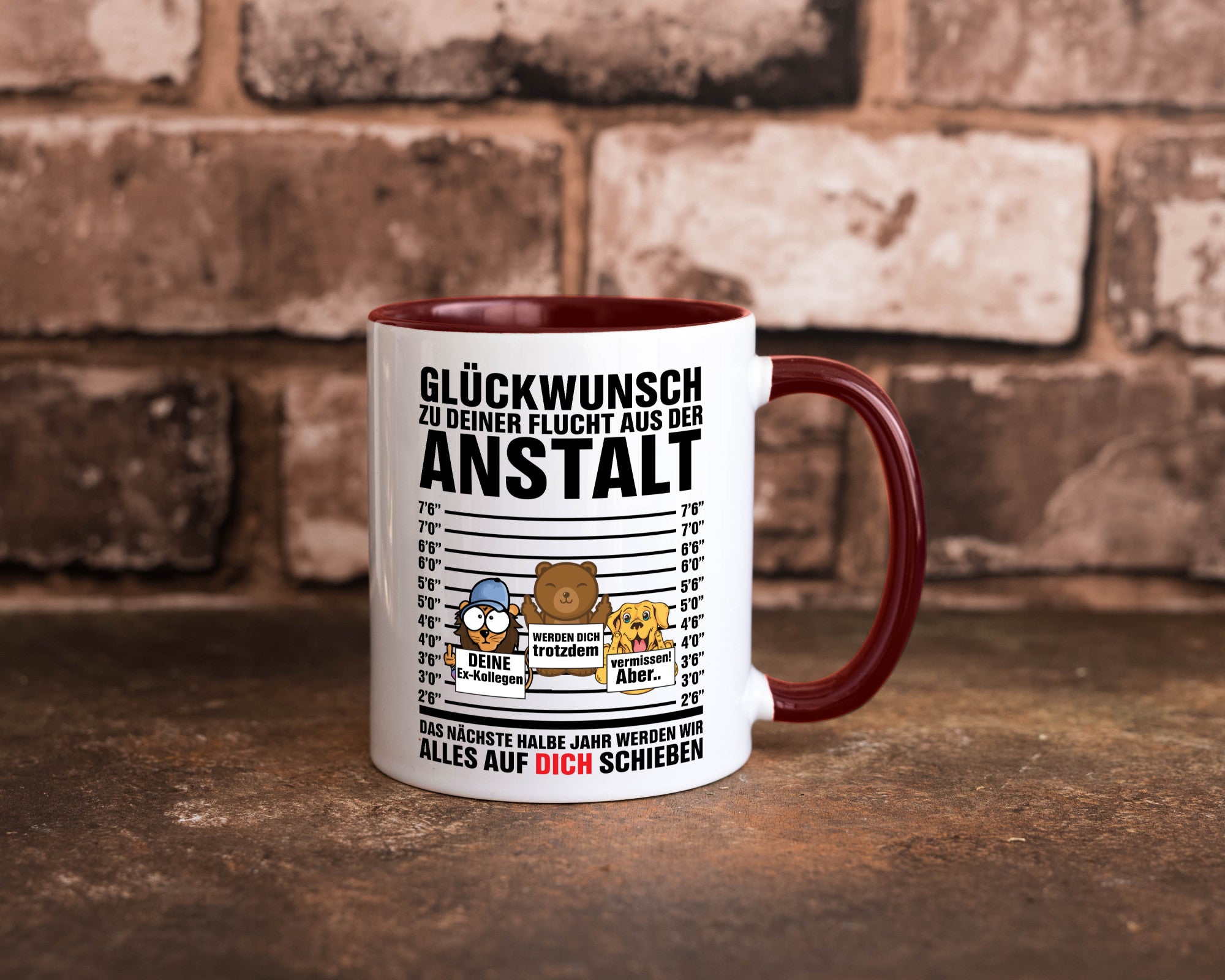 Glückwunsch zur Flucht | Arbeitskollegen Berufswechel Humor Arbeit Kollegen