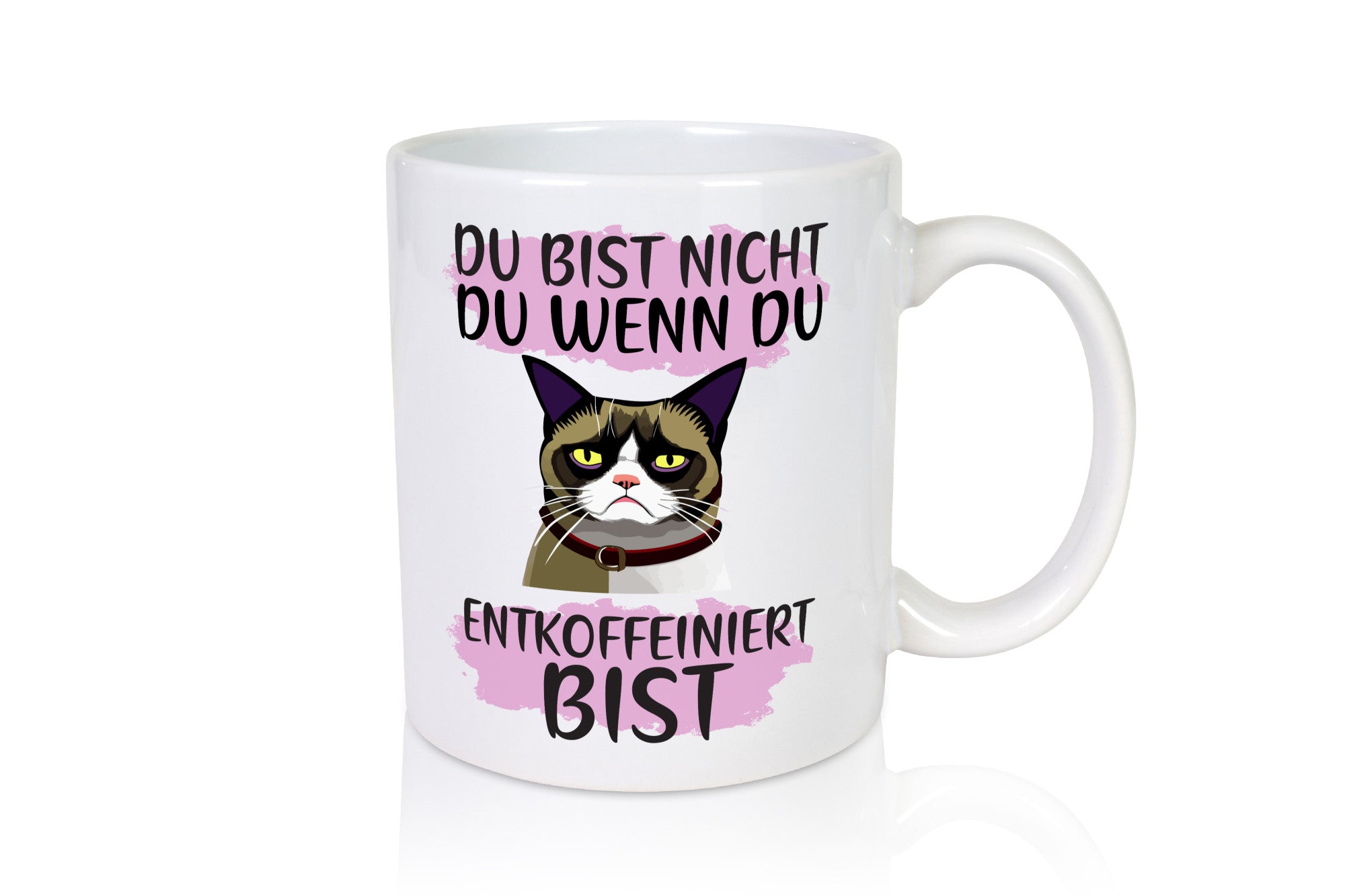 Spruch Tasse | Morgenmuffel Katze Entkoffeiniert lustig Tierliebhaber Humor