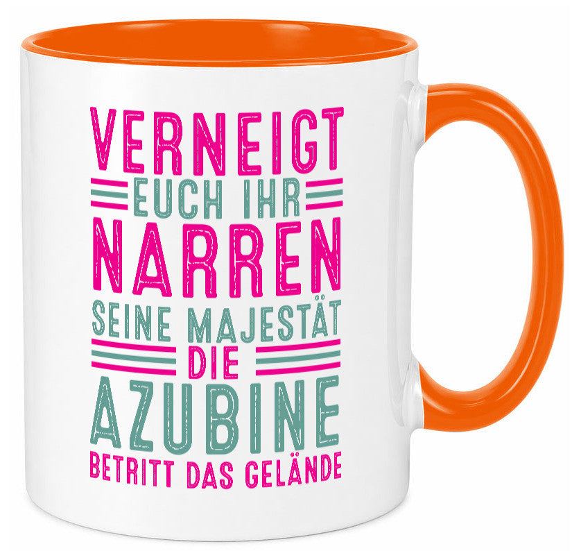 Verneigt euch: Azubine | Ausbildung Lehre Lehrling v2 lustiger Spruch Geschenk