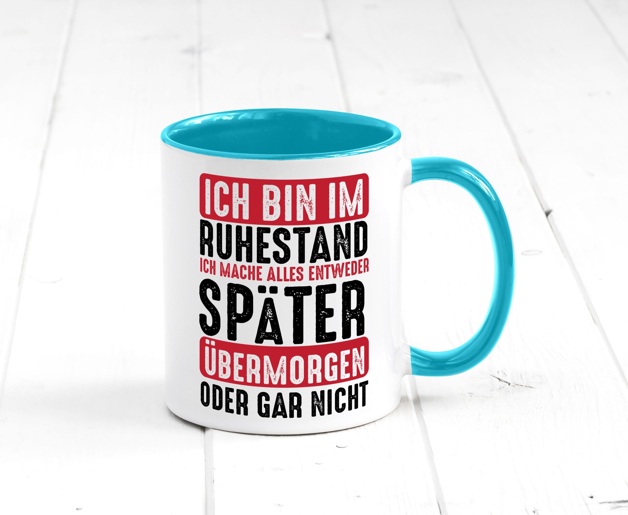 Ich mache alles später oder gar nicht | Rentner Ruhestand Geschenkidee Jubiläum